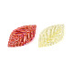 Transparent Acrylic Leaf Pendants(TACR-T031-01M)-3