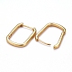 Brass Huggie Hoop Earrings(KK-H741-05G)-2