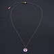Collier pendentif constellation en acier titane couleur arc-en-ciel pour hommes femmes(ZODI-PW0001-039A)-2