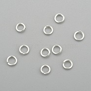 304 Stainless Steel Jump Rings, Open Jump Rings, Silver, 3.5x0.6mm, Inner Diameter: 2.3mm(STAS-H380-10S-D)