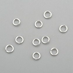 304 Stainless Steel Jump Rings, Open Jump Rings, Silver, 3.5x0.6mm, Inner Diameter: 2.3mm(STAS-H380-10S-D)