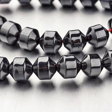 6mm Bicone Non-magnetic Hematite Beads