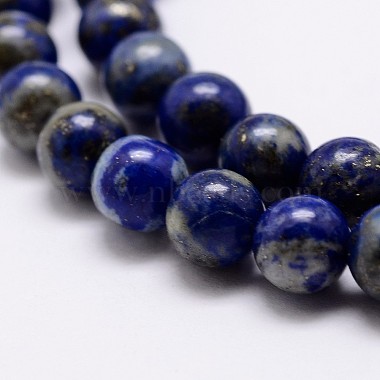 Chapelets de perles en lapis-lazuli naturel(X-G-A163-07-6mm)-3