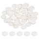 50pcs 4-hole shell buttons(BUTT-LP0001-02)-1