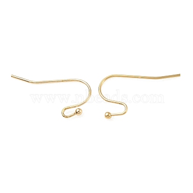 Brass Earring Hooks(KK-C024-12KCG)-2