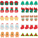 40Pcs 10 Styles Christmas Theme Opaque Resin Cabochons(CRES-SC0002-57)-1