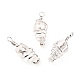 Glass Wire Wrapped Pendants(G-D458-05P-12-RS)-1