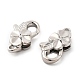 Brass Lobster Claw Clasps(X-KK-R216-18A-P)-2