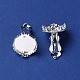Brass Clip-on Earring Settings(KK-WH0047-19A)-1