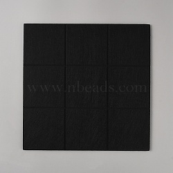 Felt Self-adhesive Pads, for DIY Craft, Wall, Black, 30.2x30.1x0.85cm(AJEW-WH0166-19B)