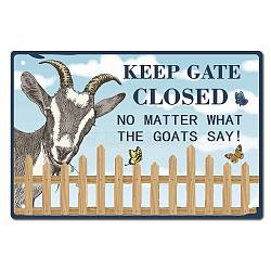 Rectangle with Word Vintage Metal Iron Sign Poster, for Home Wall Decoration, 200x300x2.2mm(AJEW-WH0157-262)