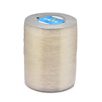 Korean Flat Elastic Crystal String, Elastic Beading Thread, for Stretch Bracelet Making, Clear, 0.7mm, about 1093.61 yards(1000m)/roll