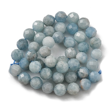 Natural Aquamarine Beads Strands(G-E561-25-8mm-01)-2