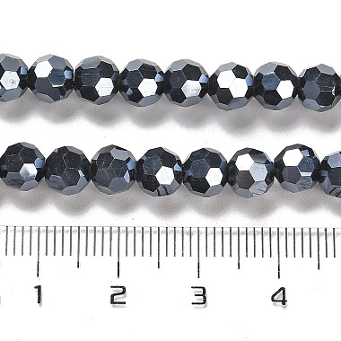 plaquer des brins de perles de verre opaques(EGLA-A035-P6mm-A18)-4