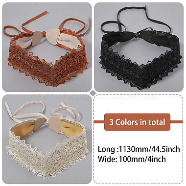 3Pcs 3 Colors Imitation Leather Chain Belts Set(AJEW-CA0004-04)-2
