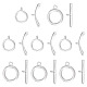 10Pcs 2 Styles Brass Toggle Clasps(FIND-TA0008-44A)-1