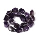 perles naturelles am&eacute;thyste brins(G-N362-07A-07)-3
