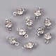 Platinum Tone Clear Color Brass Middle East Rhinestone Links connectors(X-RSB019NF)-1