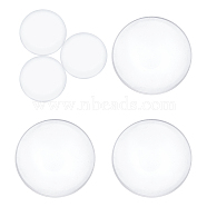 Olycraft 6Pcs 2 Style Door Knob Wall Shield Transparent Round Soft Rubber Wall Protector, Clear, 41x8mm, 78.5x7mm, 3pcs/style, 6pcs/set(AJEW-OC0002-22)