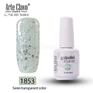 15ml Special Nail Gel, for Nail Art Stamping Print, Varnish Manicure Starter Kit, Azure, Bottle: 34x80mm(MRMJ-P006-D170)