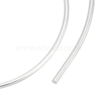 1Pc Sterling Silver Wire, Round, for Rings Bangles Jewelry Making, 1 Sheet Double Sided Suede Fabric Silver Polishing Cloth, Silver,  Wire: 1.7mm, about 0.98 Foot(0.3m)/pc(STER-BC0002-07B)