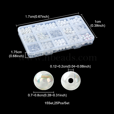 375Pcs 15 Styles Acrylic Beads(MACR-YW0002-59C)-4