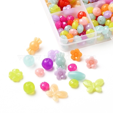 533Pcs 7 Style Imitation Jelly Acrylic Beads(JACR-YW0001-01)-5
