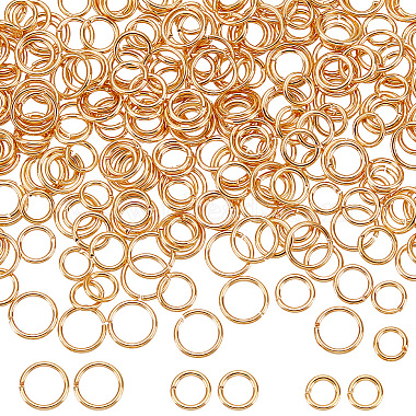 Real 18K Gold Plated Ring Brass Open Jump Rings