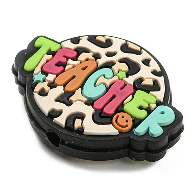 Teachers' Day Silicone Focal Beads(SIL-A005-02B)-2