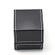 Plastic Imitation Leather Ring Boxes(OBOX-Q014-25)-1