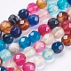 Natural Agate Beads Strands(G-P365-03-4mm)-1