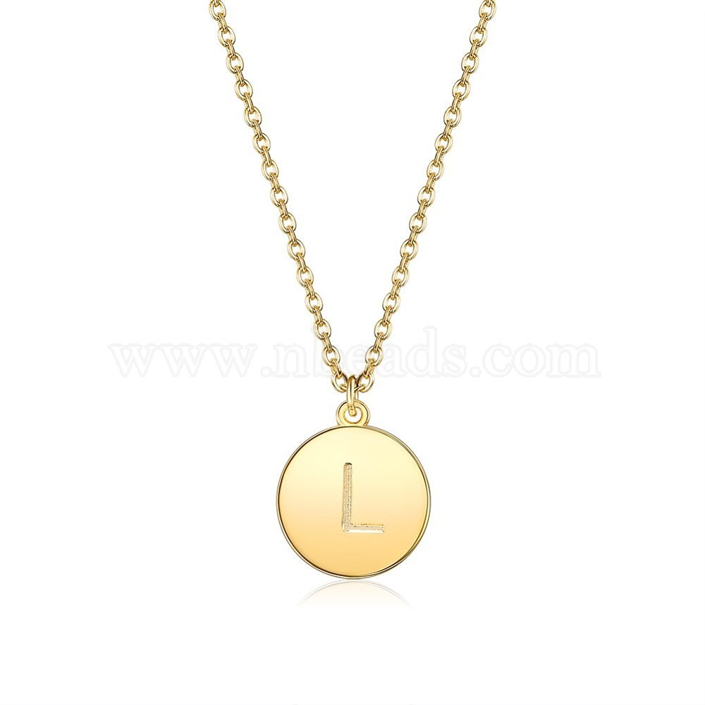 flat round necklace