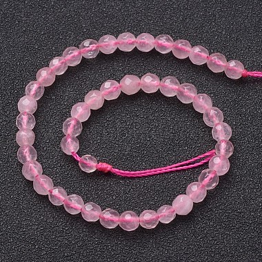Chapelets de perles en quartz rose naturel(X-G-G099-F4mm-15)-4