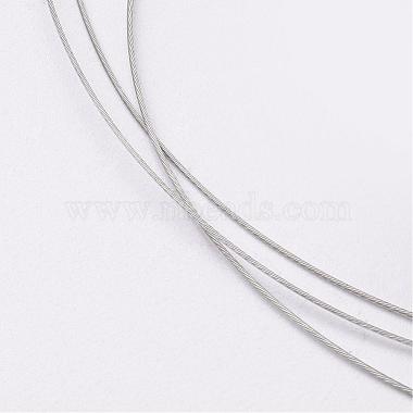 Diyのアクセサリーの糸のパーツの着色されたトラの尾ワイヤー(X-TWIR-O001-0.45mm-03)-2