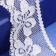 Lace Trim Nylon String Threads for Jewelry Making, White, 1 inch(26mm)(X-OCOR-I001-067)