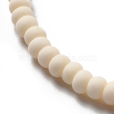 Handmade Frosted Porcelain Beads(PORC-E017-01G)-3