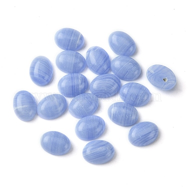 Oval Blue Lace Agate Cabochons