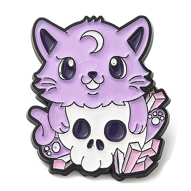 Skull Alloy+Enamel Enamel Pins