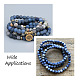 Yilisi 3 Strands 3 Style Natural Blue Spot Jasper Beads Strands(G-YS0001-03)-6