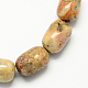 Barrel Shaped Gemstone Natural Crazy Agate Stone Beads Strands(G-S114-08)-1
