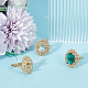3Pcs Adjustable Brass Micro Pave Clear Cubic Zirconia Finger Ring Components(ZIRC-BBC0001-94)-4