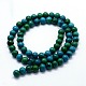 Perles synthétiques chrysocolla brins(G-I199-34-8mm)-2