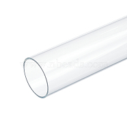 Round Transparent Acrylic Tube, for Crafts, Clear, 305x45mm, Inner Diameter: 40mm(AJEW-WH0324-76B)