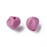 Opaque Acrylic Beads, Nuggets, Flamingo, 16.5x15x13.5mm, Hole: 2.5mm, about 340pcs/500g(MACR-S373-140-A12)