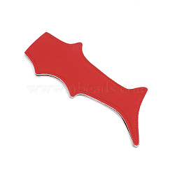 Neoprene Ice Pop Holder Bags, Shark Ice Pop Sleeves, Reusable Ice Pop Covers, Red, 21.5x8x0.5cm(AJEW-WH0115-06B)