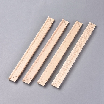 Solid Wood Stretcher Bars, for Canvas Art or Needlepoint, Blanched Almond, 300x27x14.5mm