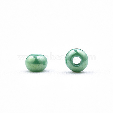 11/0 Czech Opaque Glass Seed Beads(SEED-N004-003B-35)-2