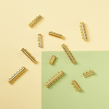 Brass Magnetic Slide Lock Clasps(KK-TA0007-30G)-5