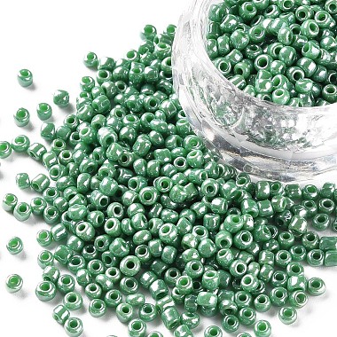 3mm MediumSeaGreen Glass Beads