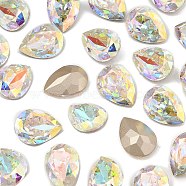 Preciosa&reg MAXIMA Crystal Fancy Stones, Czech Crystal, 435 16 301 Baroque Pear, Dura Foiling, 00030 200 Crystal AB, 18x13mm(X-PRC-FE18-00030-200)